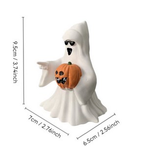 Halloween Love Ghost Ornament - Image 4