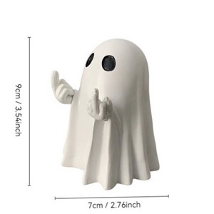 Halloween Love Ghost Ornament - Image 5