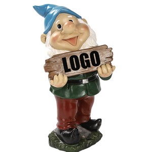 A Small Dwarf Ornament With A Plaque