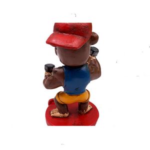 6" Custom Monkey Bobblehead Doll - Image 2