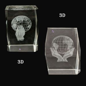 Crystal Block Internal 3d Logo Engraved. - Image 3