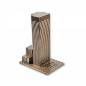 Metal 3D Figurine (Corporate Building)