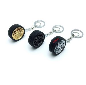 Mini Tire Keychain, Used for Car Decoration, Gift for Car Lovers