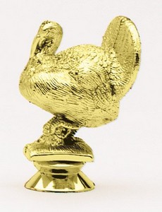 Gold Turkey Figure