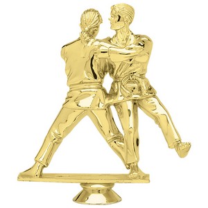 5 1/4" Double Female Judo Trophy Figure