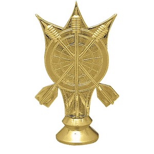 4 1/2" Gold Plastic Dart Plastic Dart Theme Trophy Figure