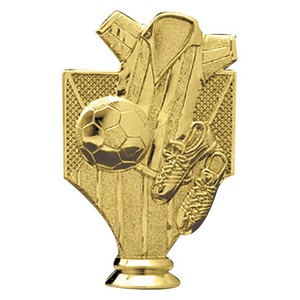 5" Gold Plastic Soccer General Trophy Figure