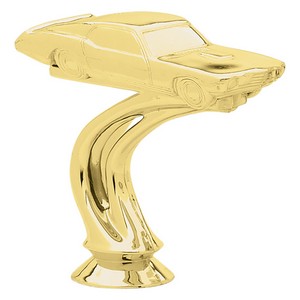 3 1/2" Gold Plastic Mustang Car Trophy Figure