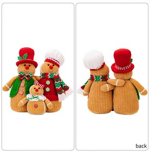 Christmas Decoration Creative Gingerbread Man Figurine Gingerbread Doll Window Display - Image 3