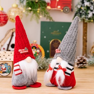 Christmas Decoration Pocket Hat Faceless Doll Red Rudolph Gnome Figurine - Image 5