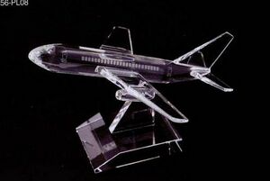 Optic Crystal Airplane Figurine