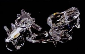 Optic Crystal Motorcycle Figurine