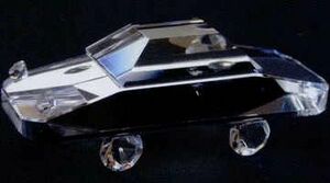 Optic Crystal Car Figurine