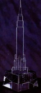 Optic Crystal Sky Scraper Figurine
