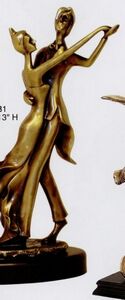 Traditional Couple Dancer Figurine