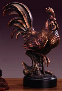 Large Rooster Trophy (11½"x14")
