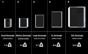 Burj Klahifa 3D Engraved Crystal Collectible Souvenir - Image 3