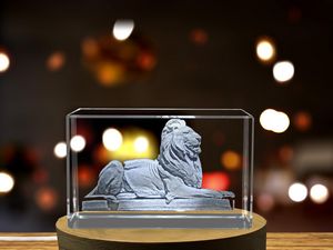 Beautiful Enso Symbol 3D Crystal Award - Recognition Gift with LED Base, Mindfulness Decor - Image 6