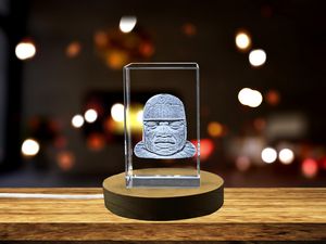Unique 3D Engraved Crystal Keepsake Trophy Recognition | Muscles Art for Doctors & Anatomy Decor