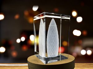 30 St Mary Axe 3D Engraved Crystal Keepsake Souvenir - Image 6