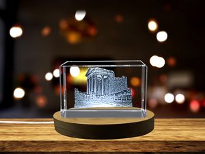 Thugga | Unique 3D Engraved Crystal Gift