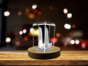 Campanile of San Marco 3D Engraved Crystal Gift - A Captivating Venetian Architecture - Image 5