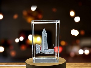 Campanile of San Marco 3D Engraved Crystal Gift - A Captivating Venetian Architecture - Image 6