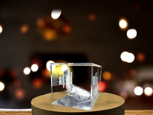 The Walls of Istanbul 3D Engraved Crystal Gift - Image 5