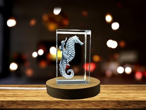 Caballito 3D Engraved Crystal Trophy Award - Iconic Lima Horse Statue, Recognition Home Decor