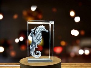 Caballito 3D Engraved Crystal Trophy Award - Iconic Lima Horse Statue, Recognition Home Decor - Image 6