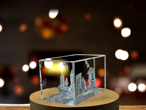 The Dog Chapel 3D Engraved Crystal Gift - Image 5