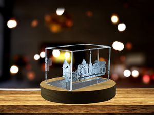 Sacred Splendor - Vatican City Immortalized in 3D Engraved Crystal - Image 5