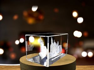 Fairytale Splendor - Neuschwanstein Castle Immortalized in 3D Engraved Crystal - Image 5