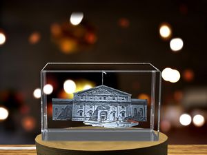 Rideau Hall 3D Engraved Crystal Award Trophy - Canadian Landmark Recognition Gift & Home Décor - Image 6