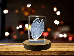 Exquisitely 3D Engraved Ostracod Crystal Sculpture