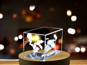 Intense 3D Engraved Crystal | Black Mamba Snake - Image 5