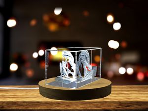 Hermit Crab 3D Engraved Crystal Trophy Award - Marine Life Recognition Sculpture - Image 5