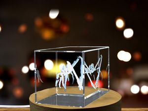 Spider Crab 3D Engraved Crystal Trophy Award Recognition – Luxurious Marine Décor for Home - Image 5