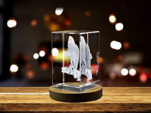 Majestic Horse Crystal Trophy Award with Recognition | Exquisite 3D Laser Carvings of Noble Equines - Image 2