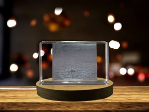 Impression, Sunrise 3D Engraved Crystal Decor