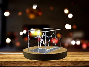 Virgo Stars Chart 3D Engraved Crystal Gift - Image 5