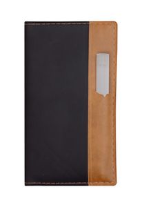 Lafayette Series Soft Cover 2 Tone Vinyl Address Book W/ Clear Pen - Image 2