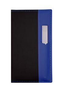Lafayette Series Soft Cover 2 Tone Vinyl Address Book W/ Clear Pen - Image 4