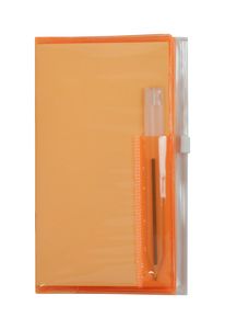 Address Book w/ Zip Back Planner & Clear Pen - Translucent Color Cover - Image 4