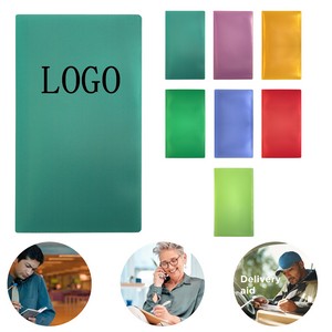 Clear Vinyl Contact Address Book