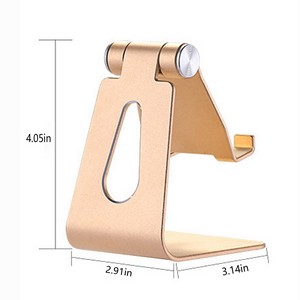 Aluminum Phone and Tablet Stand, Foldable Desktop Holder - Image 2