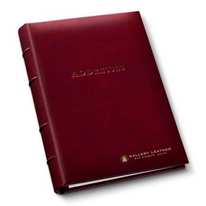 Leather Desk Address Organizer - Image 3