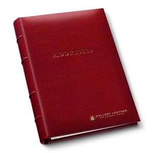 Leather Desk Address Organizer - Image 5