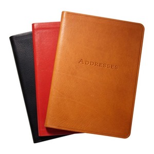 7" Desk Address Book w/Traditional Leather Cover - Image 2