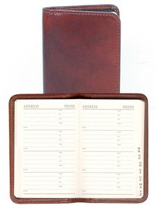 Italian Leather Personal Telephone/Address